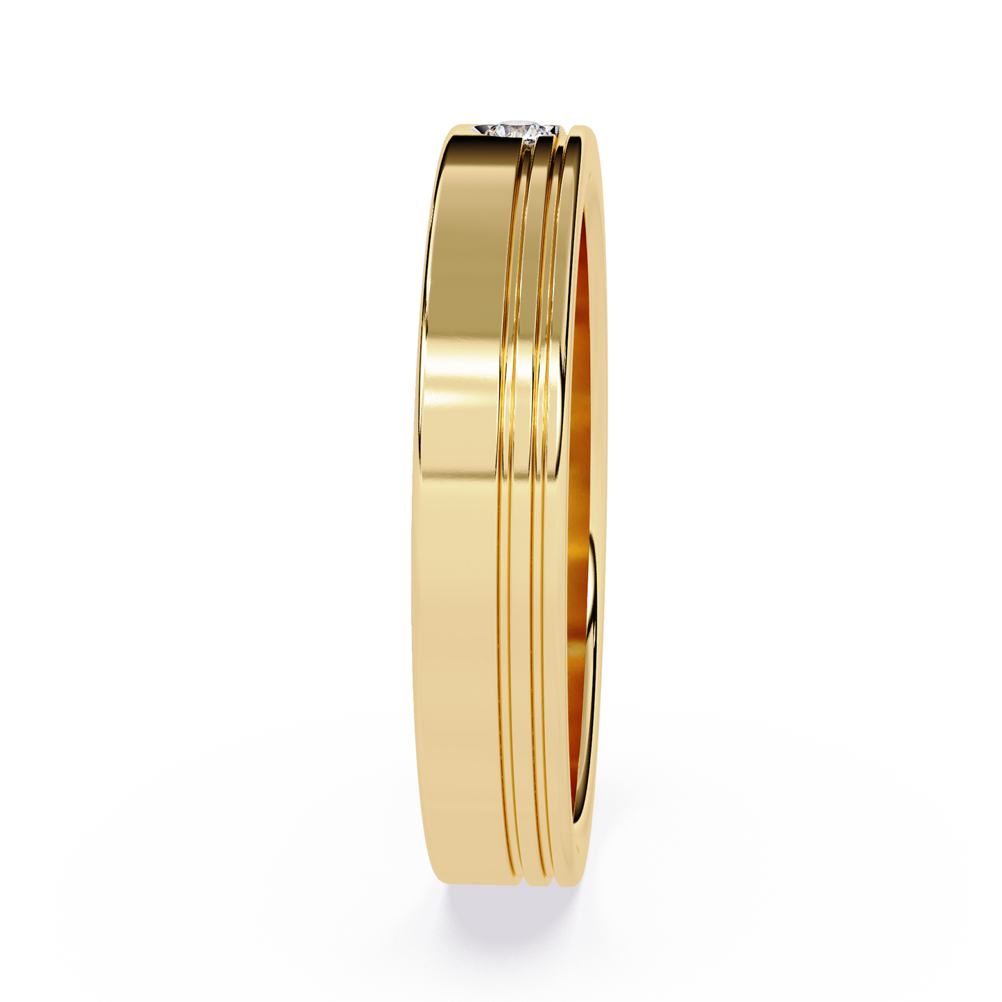 Everyday Elegance: 0.03ct Diamond Ring in 14k Gold