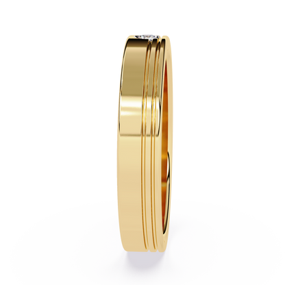 Everyday Elegance: 0.03ct Diamond Ring in 14k Gold