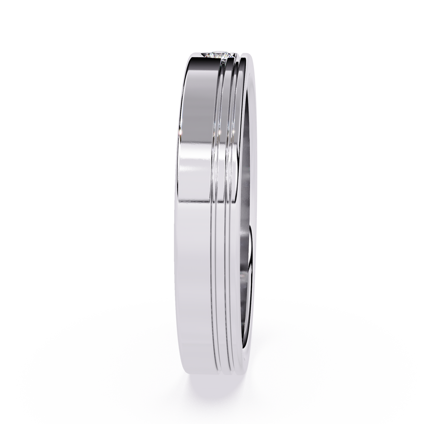 Everyday Elegance: 0.03ct Diamond Ring in 14k Gold