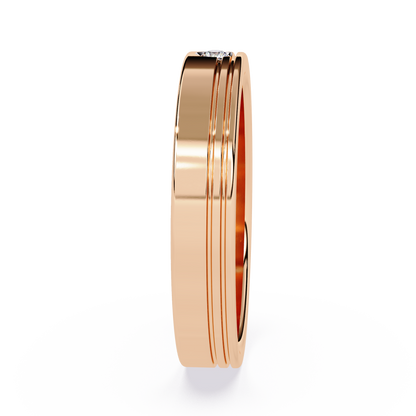 Everyday Elegance: 0.03ct Diamond Ring in 14k Gold
