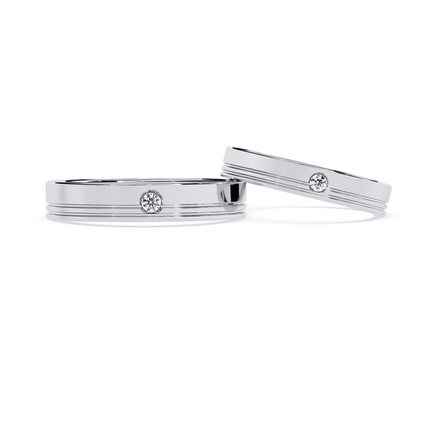 Everyday Elegance: 0.03ct Diamond Ring in 14k Gold