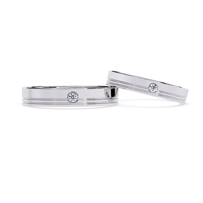 Everyday Elegance: 0.03ct Diamond Ring in 14k Gold