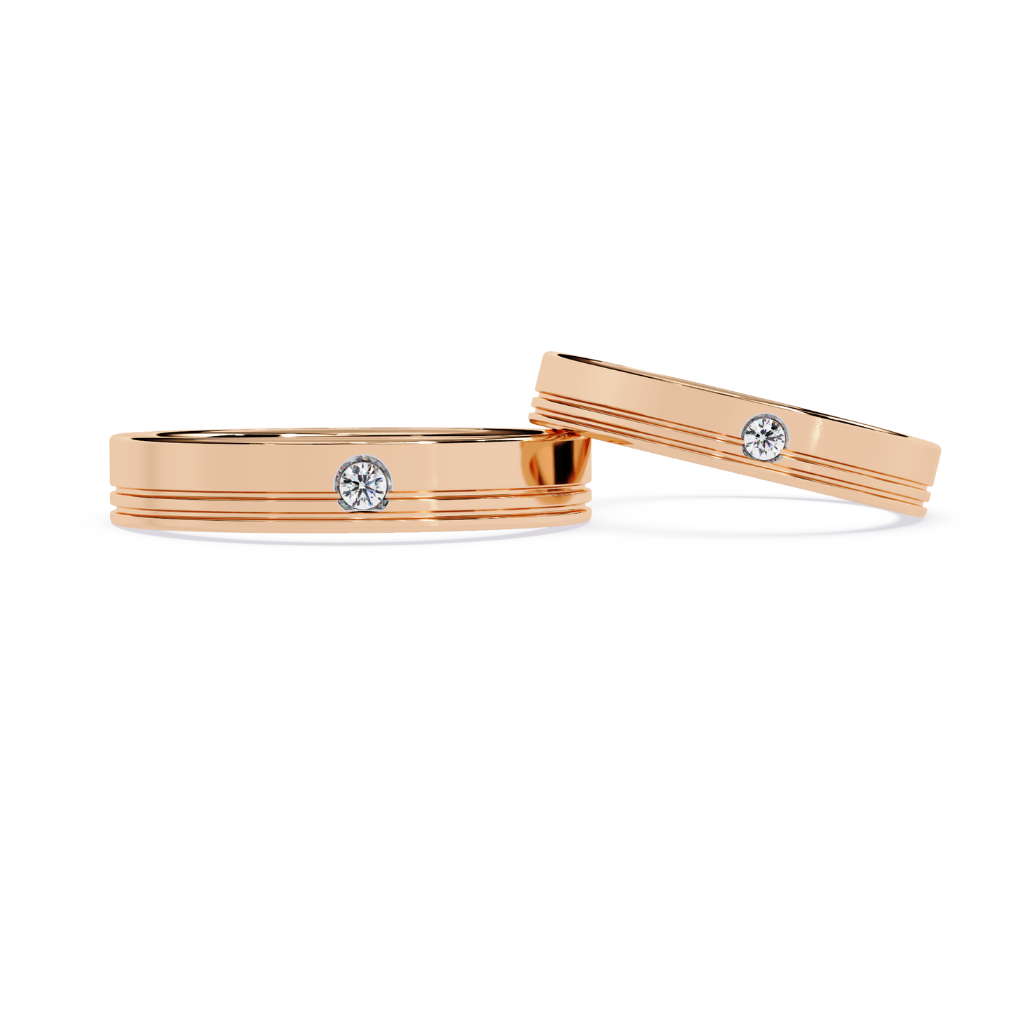 Everyday Elegance: 0.03ct Diamond Ring in 14k Gold