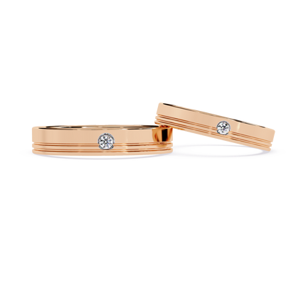 Everyday Elegance: 0.03ct Diamond Ring in 14k Gold