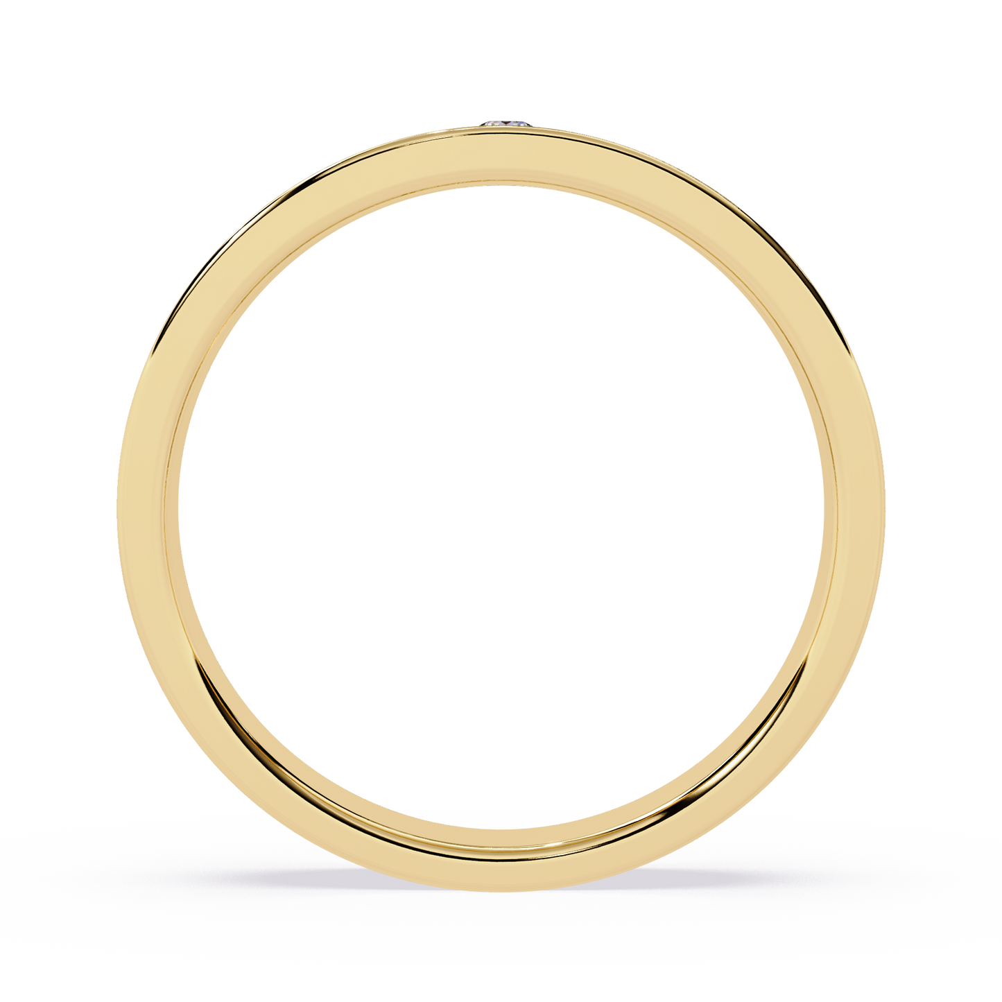 Everyday Elegance: 0.03ct Diamond Ring in 14k Gold
