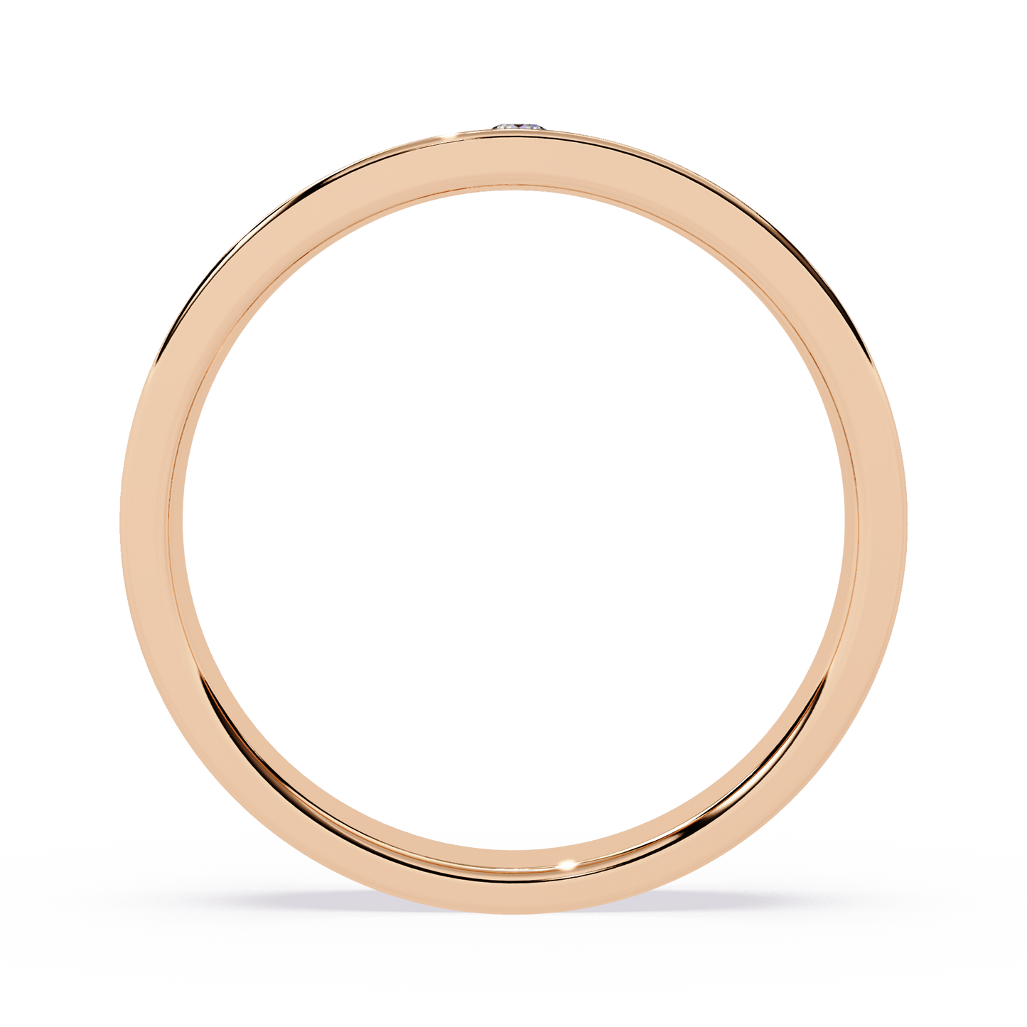 Everyday Elegance: 0.03ct Diamond Ring in 14k Gold