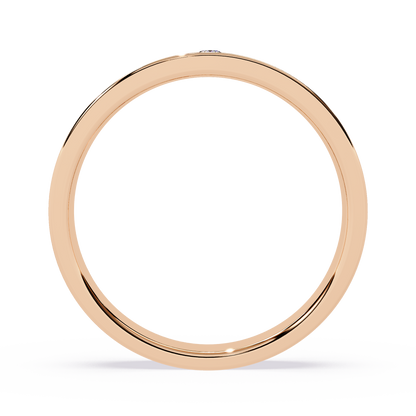 Everyday Elegance: 0.03ct Diamond Ring in 14k Gold