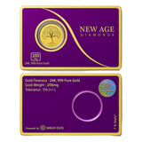 200 mg 24K (999) Pure Gold Coin