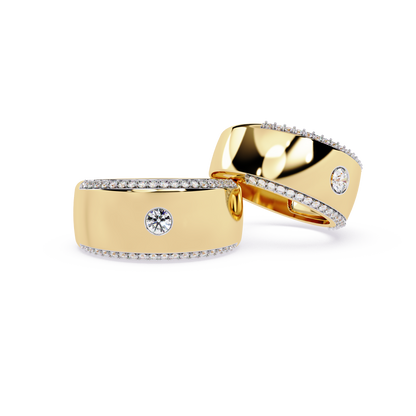 Minimalist Luxe: 0.28ct Lab Grown Diamond Ring in 14k Gold