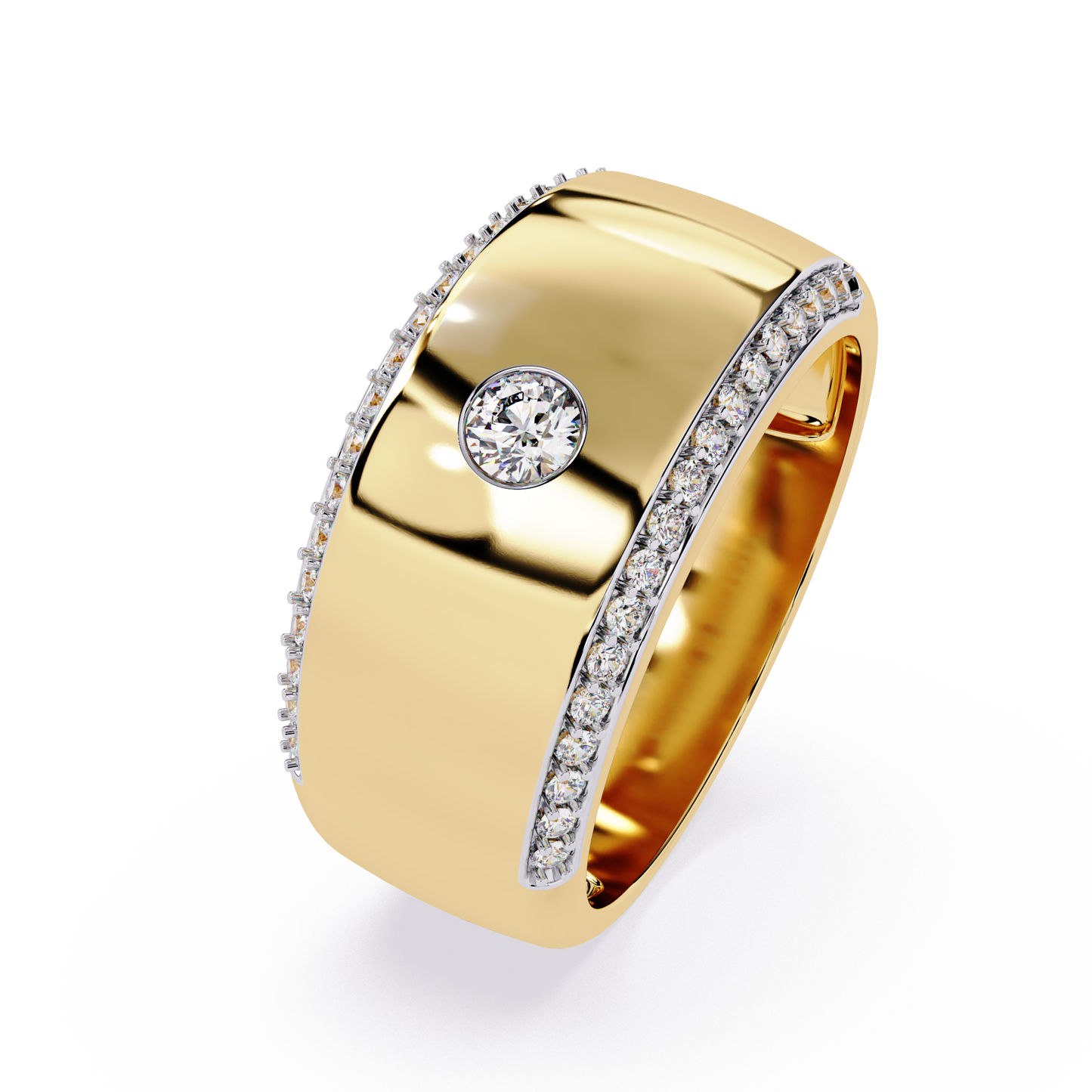 Minimalist Luxe: 0.28ct Lab Grown Diamond Ring in 14k Gold