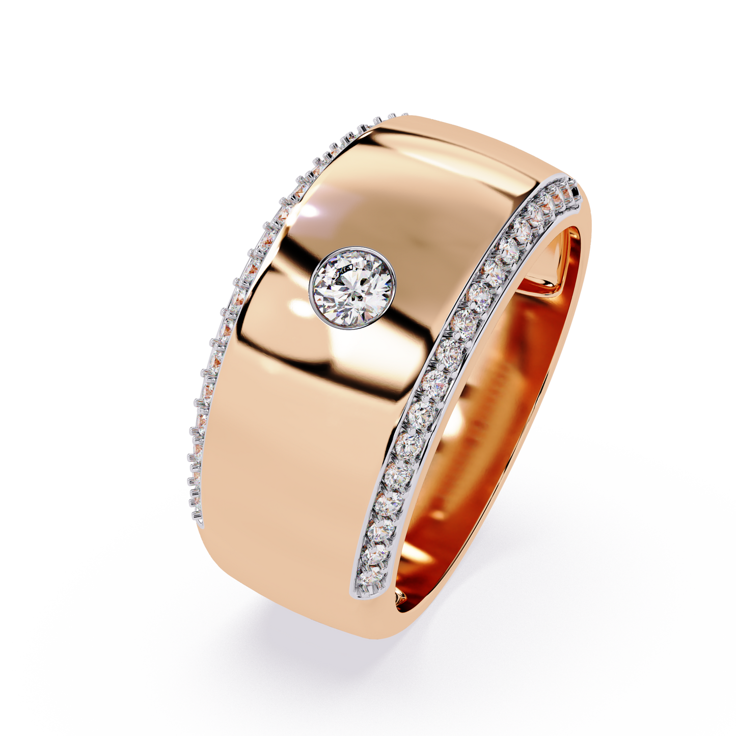 Minimalist Luxe: 0.28ct Lab Grown Diamond Ring in 14k Gold