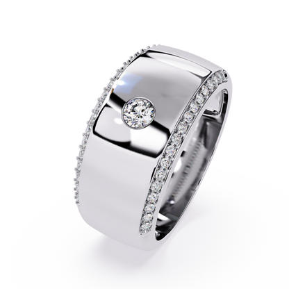 Minimalist Luxe: 0.28ct Lab Grown Diamond Ring in 14k Gold