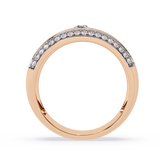 Minimalist Luxe: 0.28ct Lab Grown Diamond Ring in 14k Gold