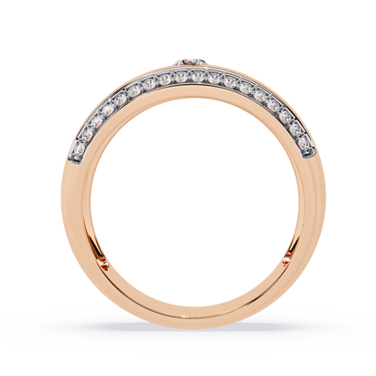 Minimalist Luxe: 0.28ct Lab Grown Diamond Ring in 14k Gold