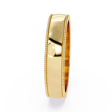 14k Gold Milgrain Band: A Touch of Vintage Elegance