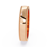 14k Gold Milgrain Band: A Touch of Vintage Elegance