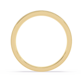 14k Gold Milgrain Band: A Touch of Vintage Elegance