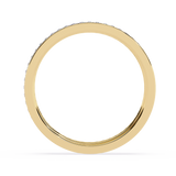 Double Band Lab Grown  Diamond Ring in 14k Gold