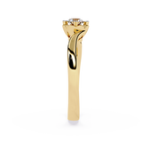 Valentine's Whisper: 0.50ct Lab Grown Diamond Ring in 14k Gold