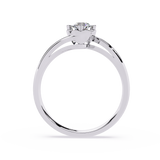 Valentine's Whisper: 0.50ct Lab Grown Diamond Ring in 14k Gold