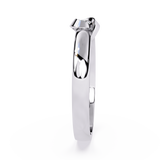 Tender Touch: 0.06ct Lab Grown Diamond Ring with Delicate Embrace