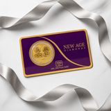 500 mg 24K 999 Pure Gold Coin