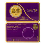 500 mg 24K 999 Pure Gold Coin