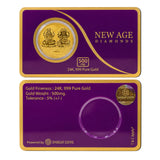 500 mg 24K 999 Pure Gold Coin