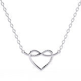 0.09ct Diamond Heart Pendant in Gold without Chain