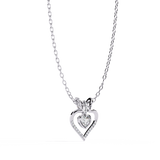 Luxurious Gold Heart Pendant with a 0.65 Carat Lab Grown Diamond (No Chain)