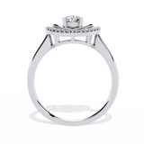Love's Embrace: 14k Gold Ring with 0.47ct Diamond