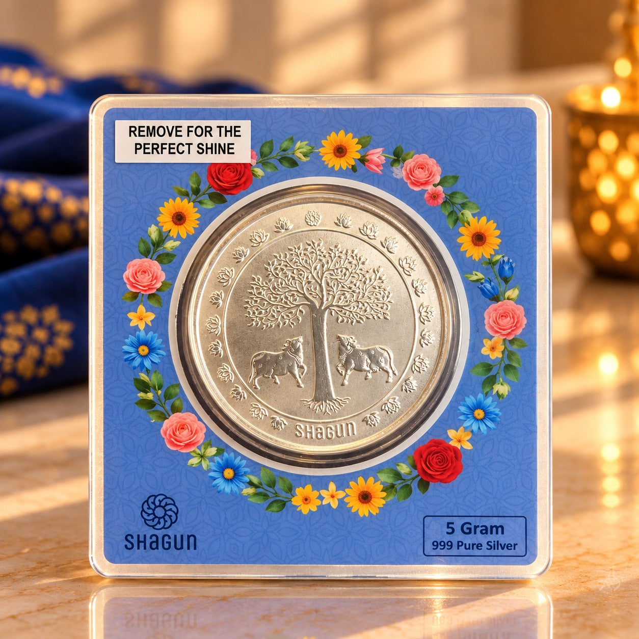 5 Gram 999 Pure Silver Tree of Life Coin | Premium Festive Gift