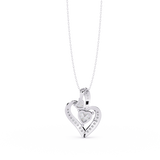 Express Your Love with this 1.29ct Diamond Heart Pendant in 14k Gold (without Chain)