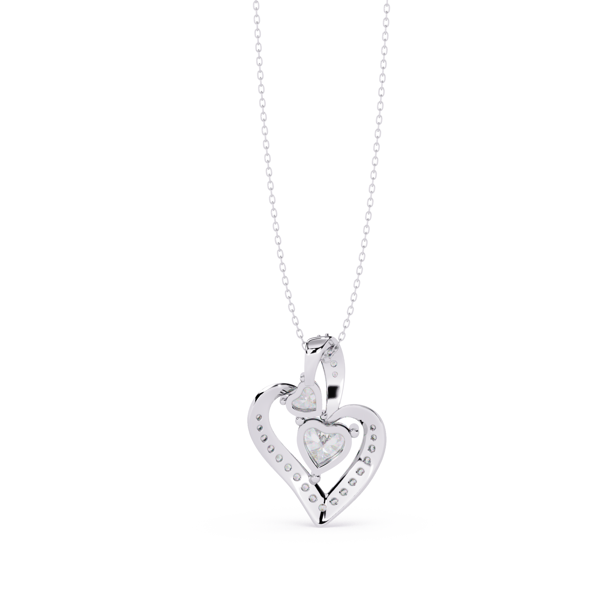 Express Your Love with this 1.29ct Diamond Heart Pendant in 14k Gold (without Chain)