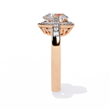 Radiant Heart: 14k Gold Heart Ring with 1.98ct Diamond