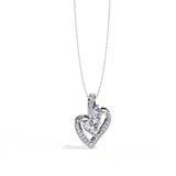 Express Your Love with this 1.29ct Diamond Heart Pendant in 14k Gold (without Chain)