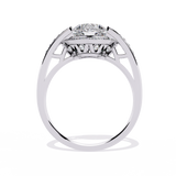 Radiant Heart: 14k Gold Heart Ring with 1.98ct Diamond