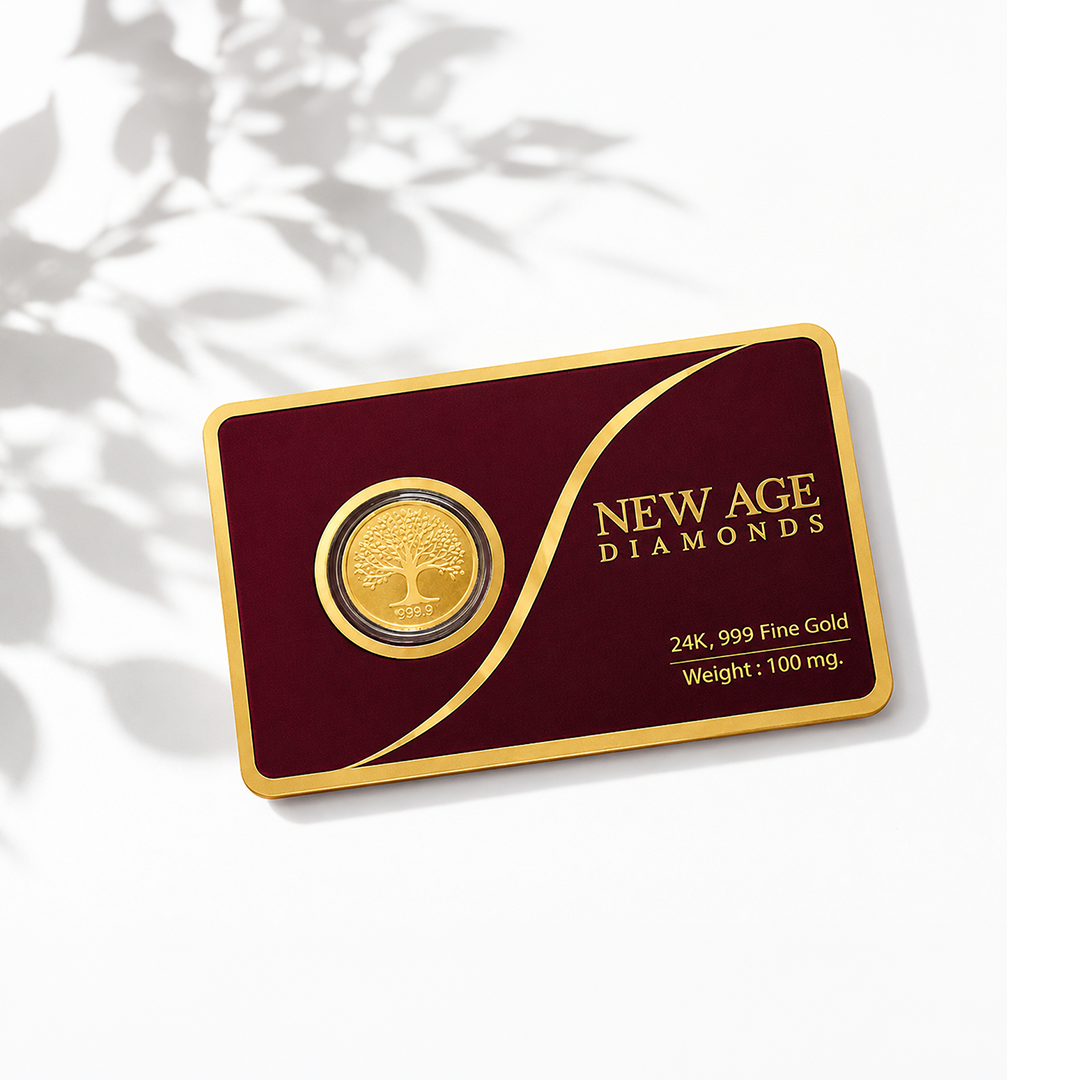 100 mg 999 Fine Gold Coin - Tree of Life