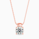 1CT Solitarie Round Pendant without chain
