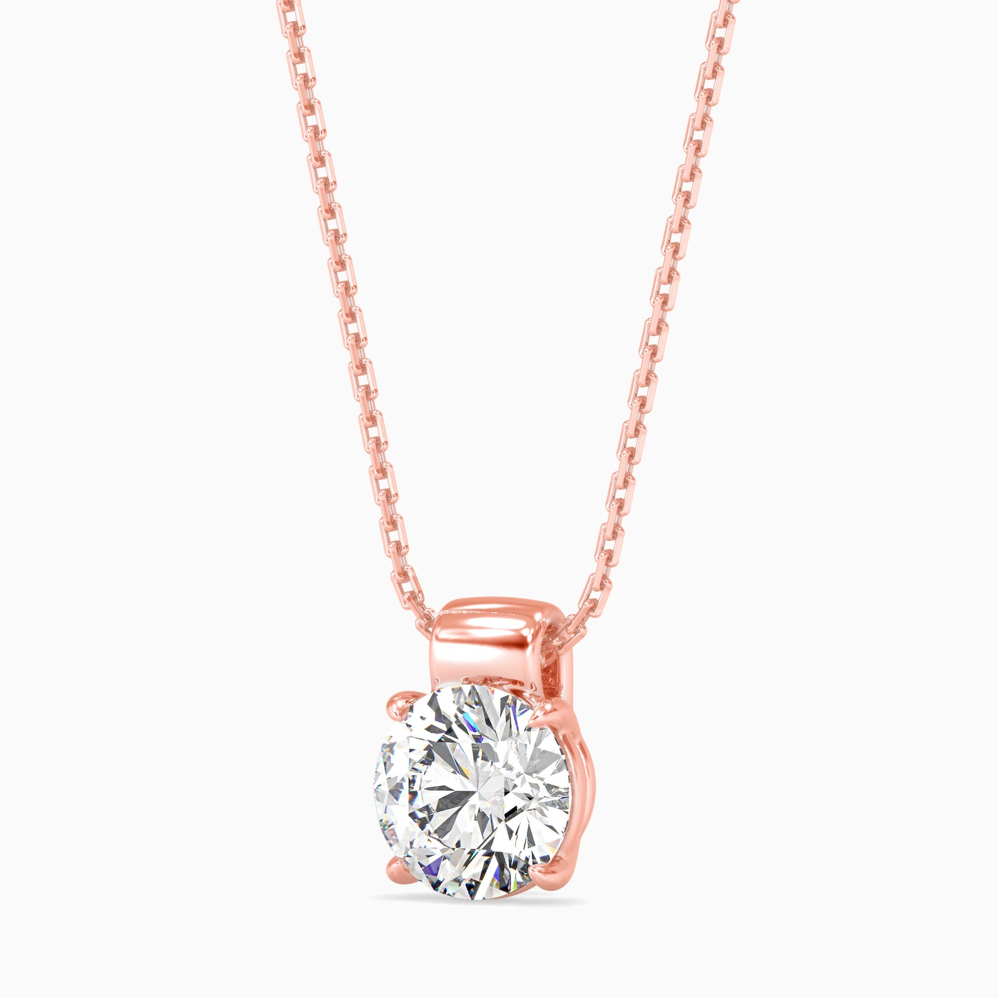 1CT Solitarie Round Pendant without chain