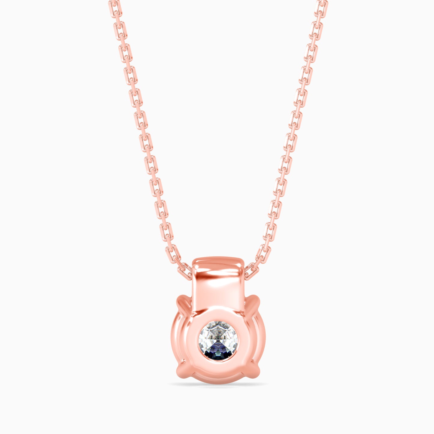 1CT Solitarie Round Pendant without chain