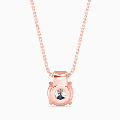 1CT Solitarie Round Pendant without chain
