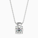 1CT Solitarie Round Pendant without chain