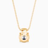 1CT Solitarie Round Pendant without chain