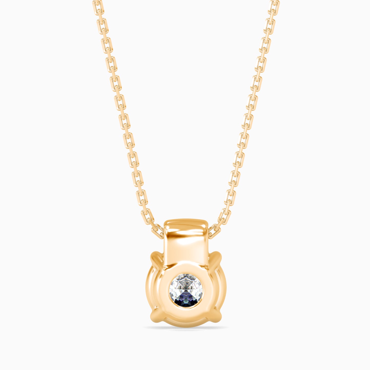 1CT Solitarie Round Pendant without chain