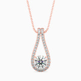 1CT Solitarie Round Pendant without chain