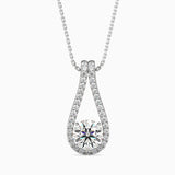 1CT Solitarie Round Pendant without chain