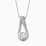 1CT Solitarie Round Pendant without chain