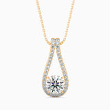 1CT Solitarie Round Pendant without chain