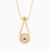 1CT Solitarie Round Pendant without chain
